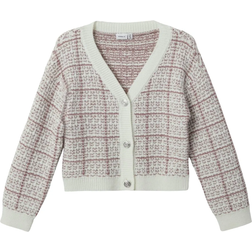 Name It Nulla LS Cardigan - Nostalgia Rose (13242224)