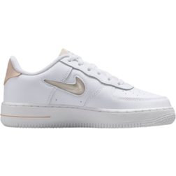 NIKE Air Force 1 GS - White/Sand Drift