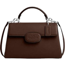 Coach Eliza Top Handle Bag - Smooth Leather/Silver/Maple