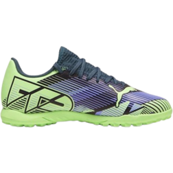 Puma Youth Future 7 Play TT - Gray Skies/Elektro Purple/Fizzy Apple/White