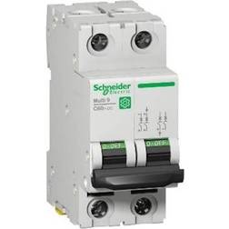 Schneider Electric Automatsikring Multi9 C60H-DC 10A 2P C-karakteristik 500VDC UL1077