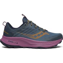 Saucony Ride TR2 GTX Chaussure Trail Femmes - Bleu Gris, Berry