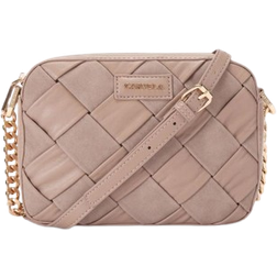 Carvela Lexi Weave Cross Body Bag - Taupe