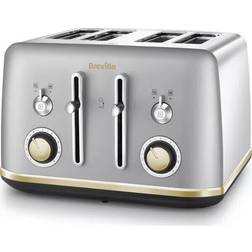 Breville VTT929 Mostra Toaster Silver Gold