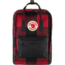 Fjällräven Kånken Re-wool Laptop 15 Red/Black Red-Black OneSize