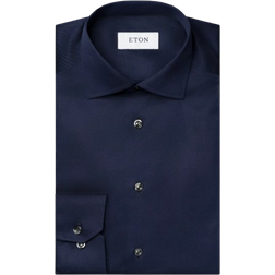 Eton Signature Twill Shirt - Dark Blue