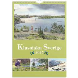 Burde Classic Sweden Wall Calendar 2025