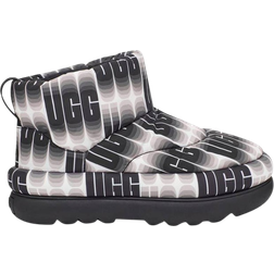 UGG Classic Maxi Wavelength Mini Boots - Black/White