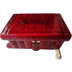Magic Puzzle Box Jewelry Box - Red