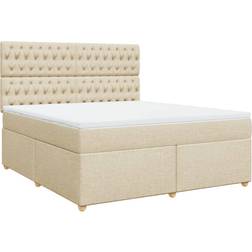 vidaXL Fabric Continental Bed 180x200cm