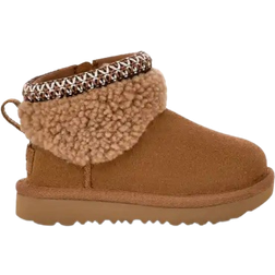 UGG Stivali Classic Ultra Mini Maxi Curly - Brown/Camoscio