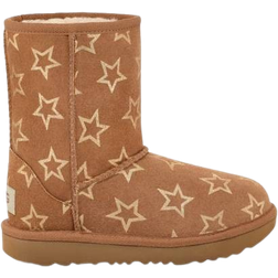 UGG Toddler's Classic II Iridescent Stars - Chestnut/Gold Iridescent