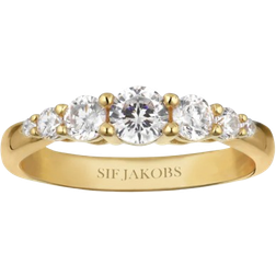 Sif Jakobs Belluno Ring - Gold/Transparent