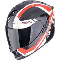 Scorpion EXO-1400 Evo II Carbon Air Enko Helmet - Black/Red/White Adult