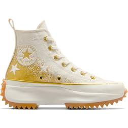 Converse Run Star Hike Platform - Gold/Embroidered Stars Canvas