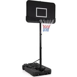 Costway 6.5-10 FT Adjustable Portable Basketball Hoop with 44 Inch Shatterproof Backboard & Fillable Base