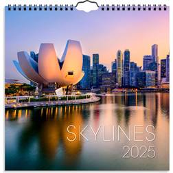 Burde Wall Calendar 2025 Skylines