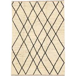 RugVista Berber Style Beige, Svart 190x262cm