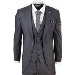 3 Piece Tailored Fit Suit - Grey