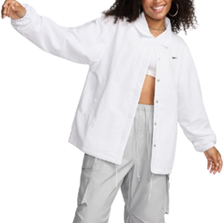 Nike Veste De Coach Oversize Tissée Anti-UV Sportswear Essential Pour Femme - Blanc