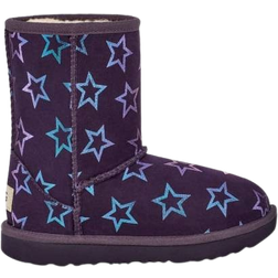 UGG Toddler's Classic II Iridescent Stars - Nightshade /Purple