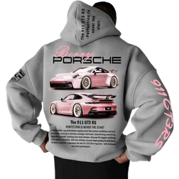 Cotosen Oversized Porsche 911 GT3RS Hoodie - Gray