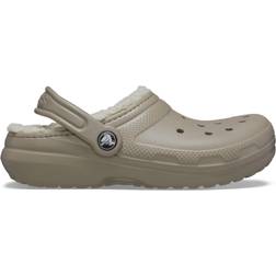Crocs Classic Lined Clogs - Mushroom/Bone