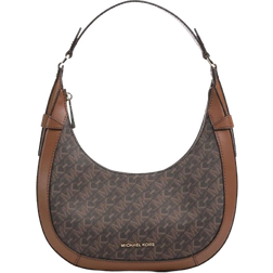 Michael Kors Preston Small Empire Signature Logo Shoulder Bag - Brown/Luggage