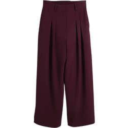 River Island Wide Leg Trousers - Red