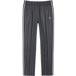 Lacoste Paris Tracksuit Pants With Monogram - Black/Dark Grey