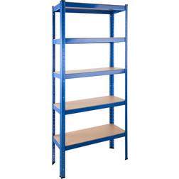 tectake Stålreol Med 5 Hylder 350 kg Reolsystem