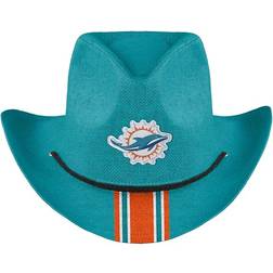 Foco Miami Dolphins Team Stripe Cowboy Hat