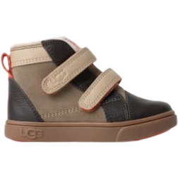 UGG Rennon II Sneaker Voor Kinderen - Brown/Mustard Seed/Warm Red