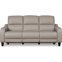 Ashley Mercomatic Power Reclining Gray Sofa 86" 3 Seater