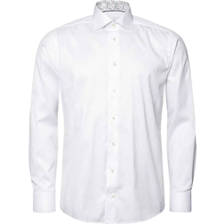 Eton Signature Twill Floral Contrast Details Shirt - White