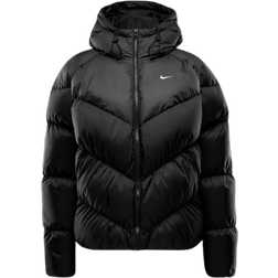 NIKE Sportswear Wind Puffer Women's Loose Storm FIT Jacket - Black/White