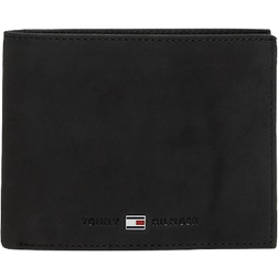 Tommy Hilfiger Leather Trifold Wallet - Black