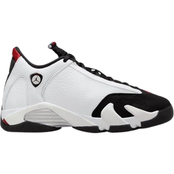 Nike Air Jordan 14 Retro Black Toe GS - White/Varsity Red/Black/Metallic Silver