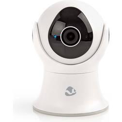 Nedis Caméra IP Intelligente Wi-Fi Panoramique 2 MP 1080p Audio Sans Fil Wi-Fi DC 12 V