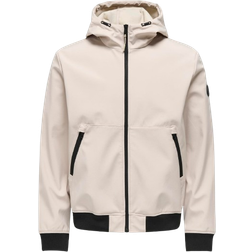 Only & Sons Bowie Bomber Jacket - Grey/Silver Lining
