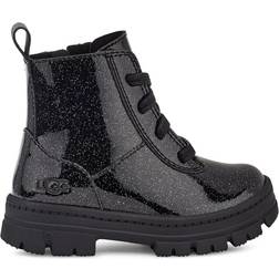 UGG Toddler's Ashton Lace Up Glitter - Black