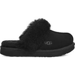 UGG Toddlers' Cozy II Sheepskin Slippers in Black