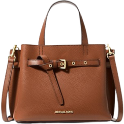 Michael Kors MK Petit sac Emilia en cuir grainé Marron Michael Kors ONE SIZE