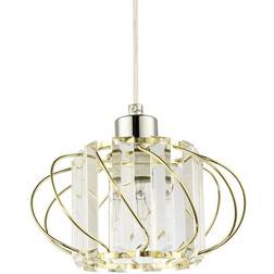 Happy Homewares Modern Gold Pendant Lamp 19cm