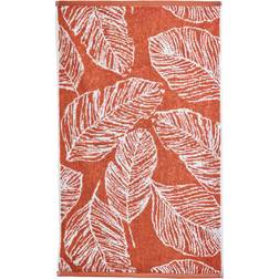 Fusion Towels Set of 1 Terracotta Bath Towel White, Orange