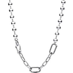 Pandora ME Metal Bead & Link Chain Necklace - Silver