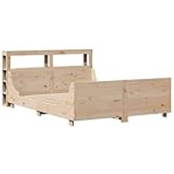 vidaXL Bed Frame without Mattress 150x200 cm King Size