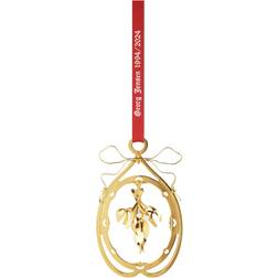 Georg Jensen Mistletoe Gold Julgranspynt 5cm