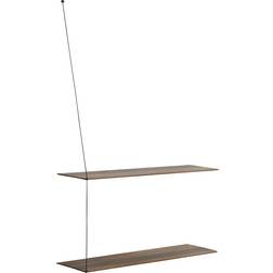 Woud Stedge Smoked Oak Væghylde 80cm