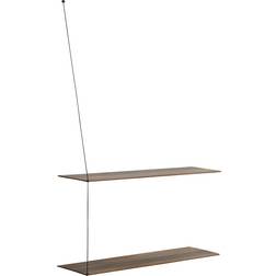 Woud Stedge Smoked Oak Wall Shelf 80cm